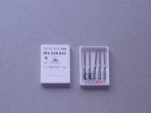 Диамантени борери VERDENT  863L FG.012   -5бр.