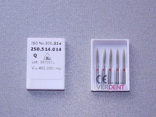 Диамантени борери VERDENT 863F FG.014   -5бр.