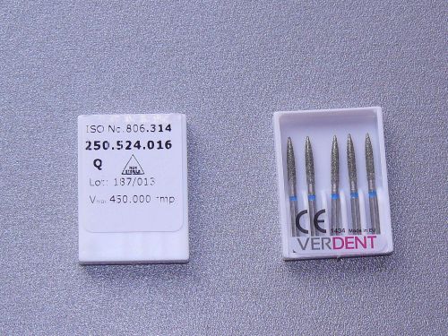 Диамантени борери VERDENT 863 FG.016   -5бр.