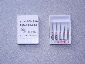 Диамантени борери VERDENT 858F FG.012 -5бр.